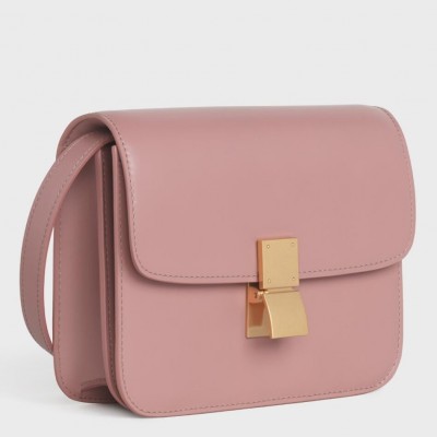 Celine Classic Box Teen Bag In Antique Rose Box Calfskin CSBS8083