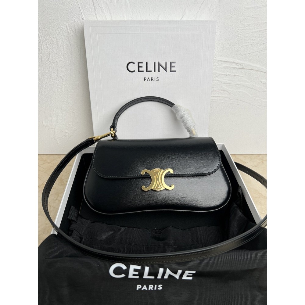 Celine Lola Teen Top-handle Bag in Shiny Calfskin