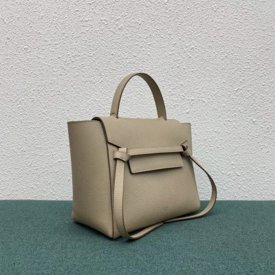 Celine Micro Belt Bag In Light Taupe Grained Calfskin CSBS8064