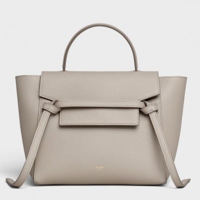 Celine Micro Belt Bag In Light Taupe Grained Calfskin CSBS8064