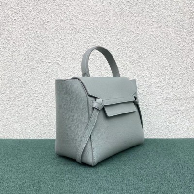 Celine Micro Belt Bag In Mineral Grained Calfskin CSBS8066