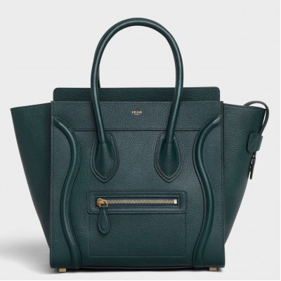 Celine Micro Luggage Tote Bag In Amazone Drummed Calfskin CSBS8099