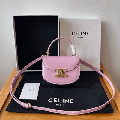 Celine Mini Besace Clea Bag in Petal Calfskin CSBS8113