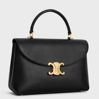 Celine Nino Medium Bag in Black Calfskin CSBS8132