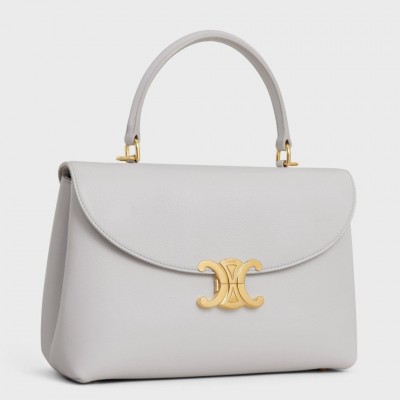 Celine Nino Medium Bag in Cloudy Grey Calfskin CSBS8141