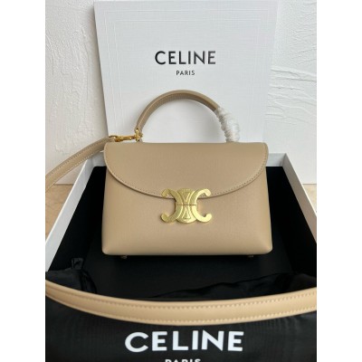 Celine Nino Teen Bag in Beige Supple Calfskin CSBS8146