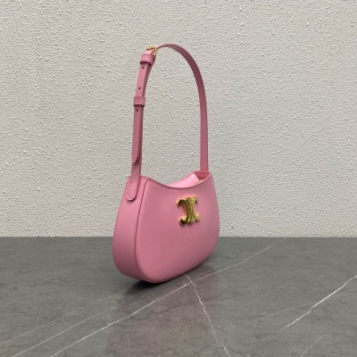 Celine Tilly Medium Bag in Pink Calfskin CSBS8160