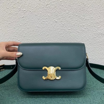 Celine Triomphe Medium Bag In Amazone Smooth Calfskin CSBS8162